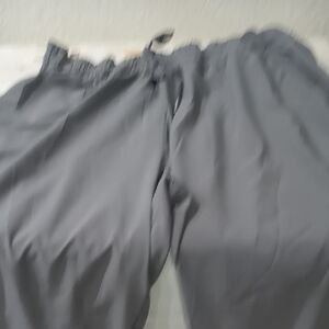 Stylish Gray Pants with Drawstring